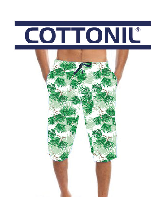 Printed SWIM-LONG SHORTS