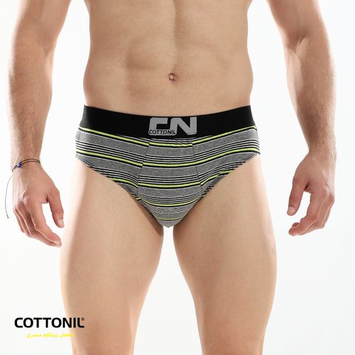 Men s Brief Stripe Multicolor Pack of 3 Cottonil